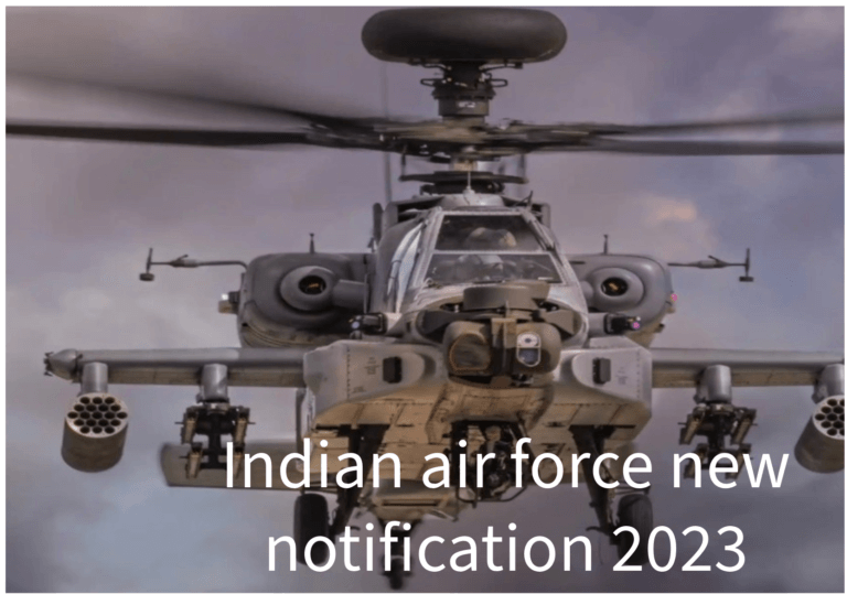 Indian air force new notification 2023