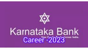 Karnataka Bank career opportunities Apply online for Officer-Law posts 2023
